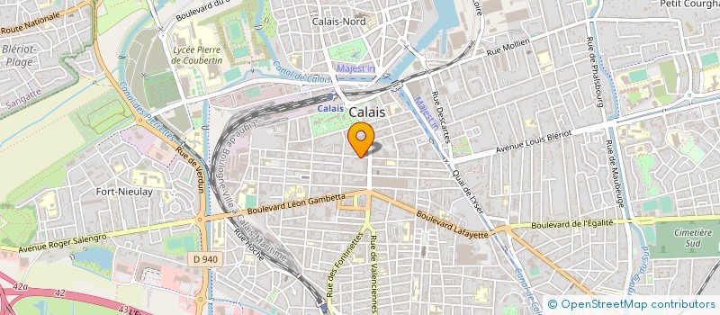 localisation de l'entreprise MONSIEUR JOSE EVRARD  CALAIS