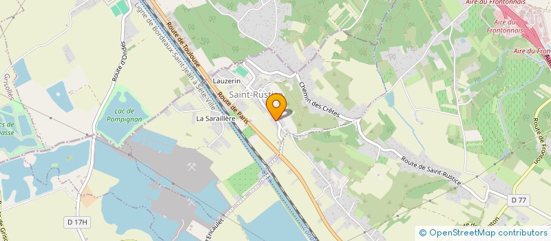 localisation de l'entreprise MONSIEUR JOSE FAGUNDES PEREIRA  SAINT-RUSTICE