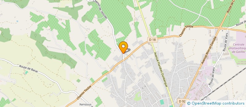 localisation de l'entreprise MONSIEUR JOSE FAJARDO  GAILLAC