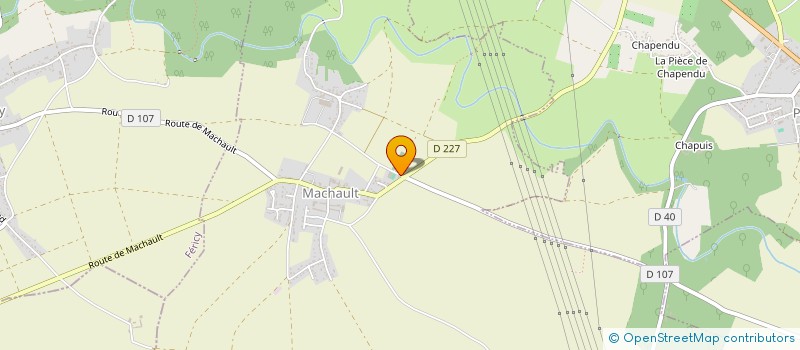 localisation de l'entreprise MONSIEUR JOSE FARIA FERREIRA  MACHAULT