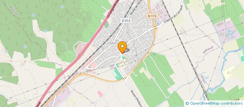 localisation de l'entreprise MONSIEUR JOSE FAYARD  MILHAUD