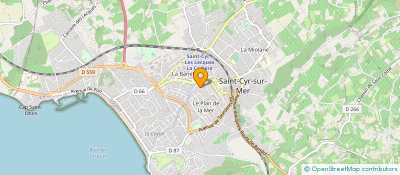 localisation de l'entreprise MONSIEUR JOSE FEDELE à SAINT-CYR-SUR-MER
