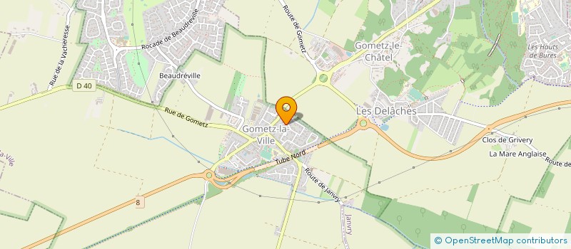 localisation de l'entreprise MONSIEUR JOSE FELIX  GOMETZ-LA-VILLE