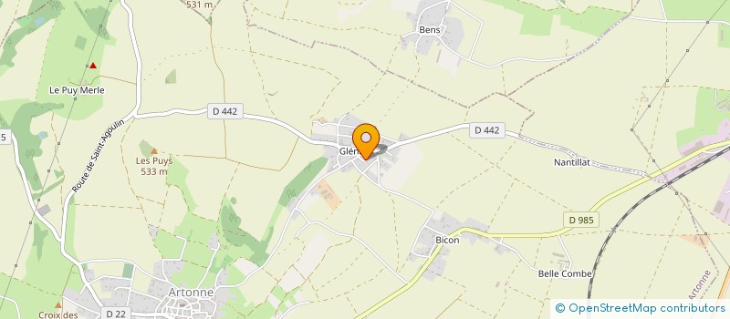 localisation de l'entreprise MONSIEUR JOSE FELIX GOMES  ARTONNE