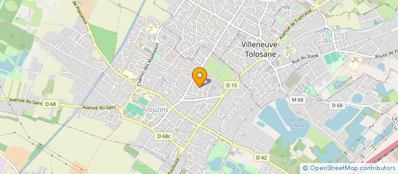 localisation de l'entreprise MONSIEUR JOSE FERNANDES  FROUZINS