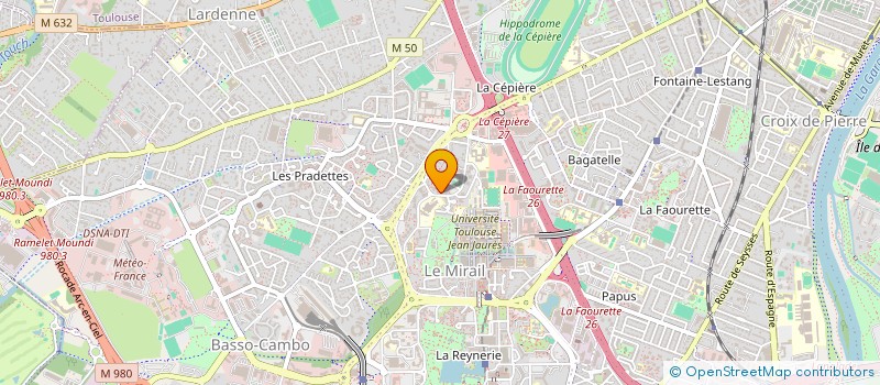 localisation de l'entreprise MONSIEUR JOSE FERNANDES à TOULOUSE