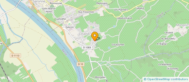 localisation de l'entreprise MONSIEUR JOSE FERNANDES CORDEIRO  LOUPIAC