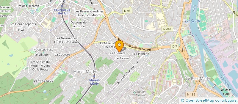 localisation de l'entreprise MONSIEUR JOSE FERNANDES GONCALVES  SAINT-GERMAIN-EN-LAYE