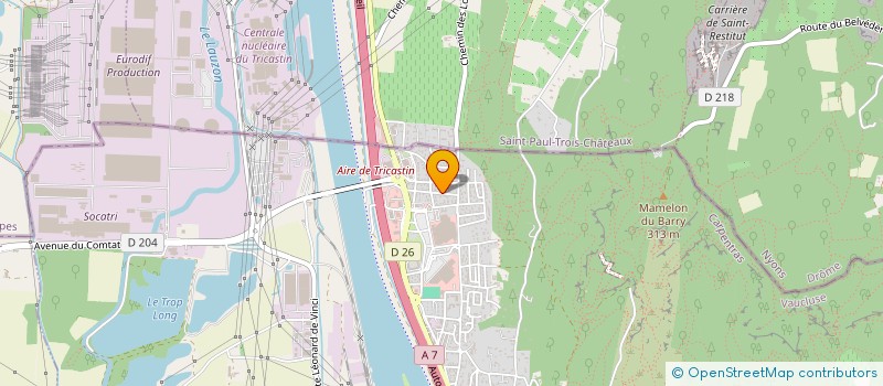 localisation de l'entreprise MONSIEUR JOSE FERNANDES JOAO  BOLLENE