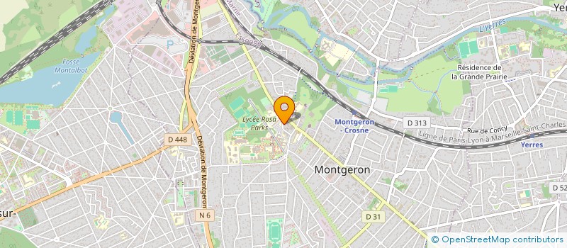 localisation de l'entreprise MONSIEUR JOSE FERNANDES LEAL  MONTGERON