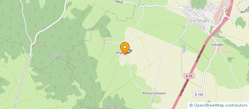 localisation de l'entreprise MONSIEUR JOSE FERNANDES MIRANDA  LORLANGES