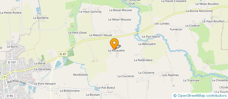 localisation de l'entreprise MONSIEUR JOSE FERNANDES PEREIRA  RETIERS