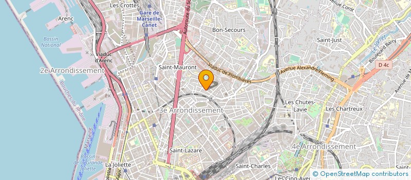 localisation de l'entreprise MONSIEUR JOSE FERNANDES RODRIGUES à MARSEILLE
