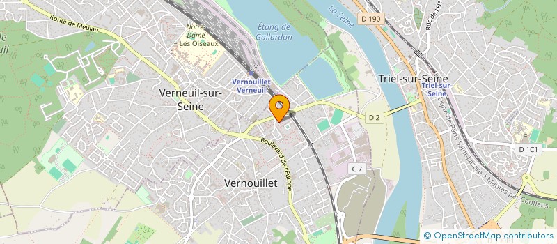 localisation de l'entreprise MONSIEUR JOSE FERNANDEZ à VERNOUILLET