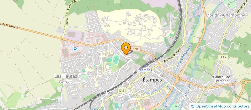 localisation de l'entreprise MONSIEUR JOSE FERNANDEZ  ETAMPES