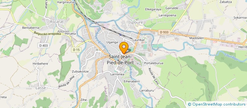 localisation de l'entreprise MONSIEUR JOSE FERNANDEZ  SAINT-JEAN-PIED-DE-PORT