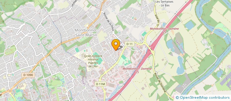 localisation de l'entreprise MONSIEUR JOSE FERREIRA  MONTBONNOT-SAINT-MARTIN