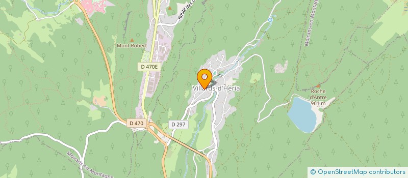 localisation de l'entreprise MONSIEUR JOSE FERREIRA  LES CROZETS