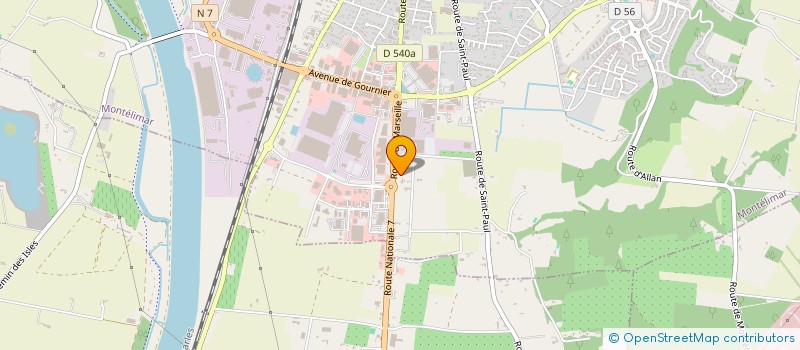 localisation de l'entreprise MONSIEUR JOSE FERREIRA CORREIA  MONTELIMAR