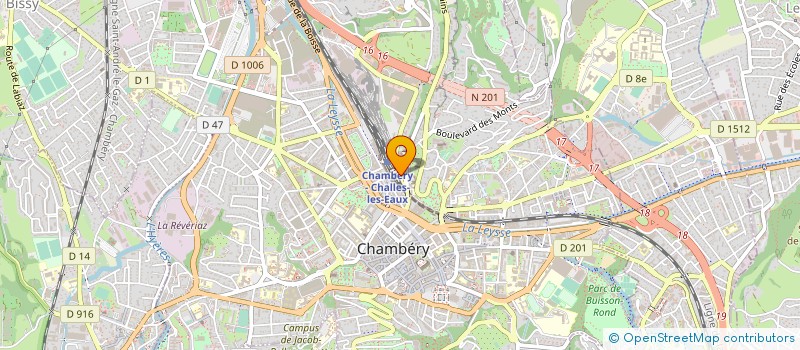 localisation de l'entreprise MONSIEUR JOSE FERREIRA DA SILVA  CHAMBERY