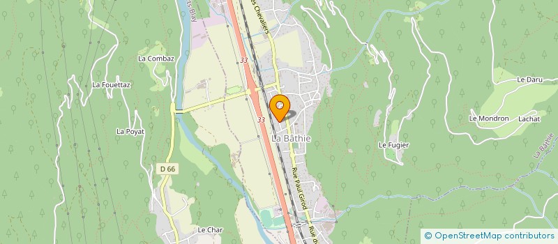 localisation de l'entreprise MONSIEUR JOSE FERREIRA DE ALMEIDA  LA BATHIE