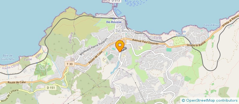 localisation de l'entreprise MONSIEUR JOSE FERREIRA DOS SANTOS à L'ILE-ROUSSE