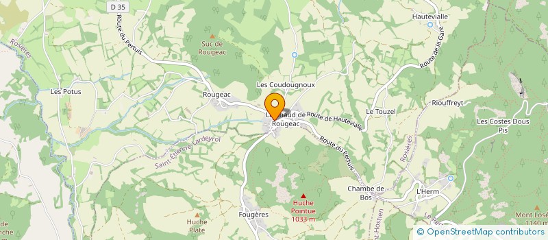 localisation de l'entreprise MONSIEUR JOSE FERREIRA DOS SANTOS  ROSIERES