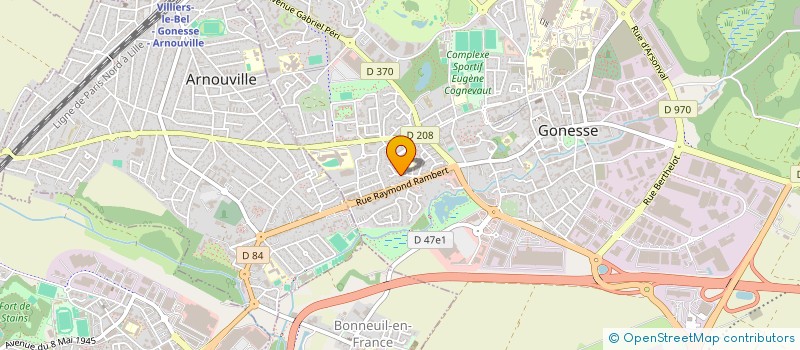 localisation de l'entreprise MONSIEUR JOSE FERREIRA PINTO à GONESSE