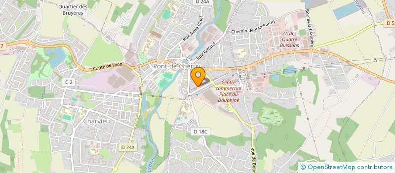 localisation de l'entreprise MONSIEUR JOSE FERREIRO  PONT-DE-CHERUY