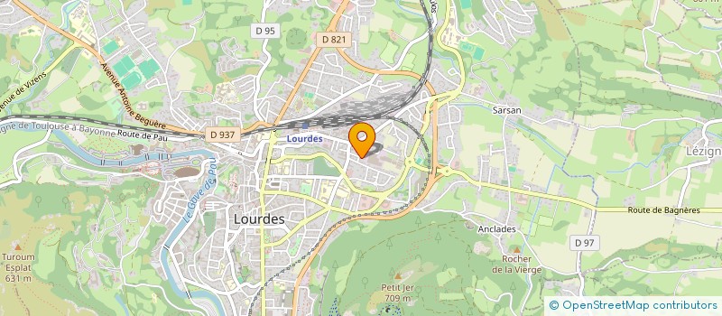 localisation de l'entreprise MONSIEUR JOSE FETET  LOURDES