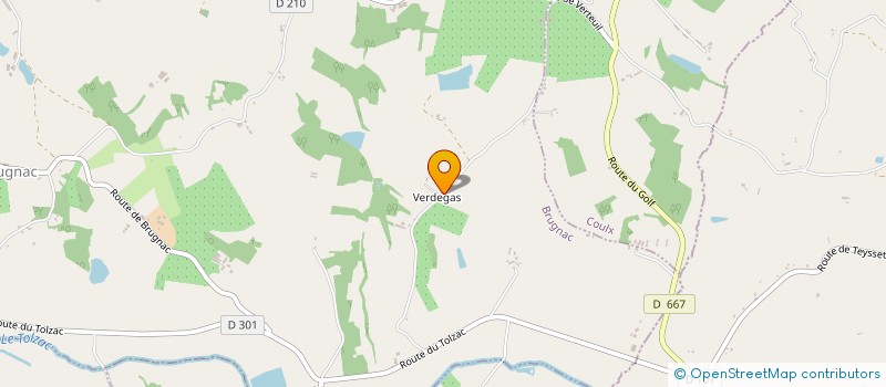 localisation de l'entreprise MONSIEUR JOSE FIGUEIREDO ARRAIS  BRUGNAC