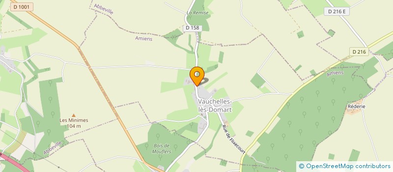 localisation de l'entreprise MONSIEUR JOSE FLAVIANO BRAGANCA CATELA  VAUCHELLES-LES-DOMART