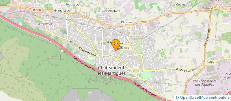 localisation de l'entreprise MONSIEUR JOSE FLORES  CHATEAUNEUF-LES-MARTIGUES