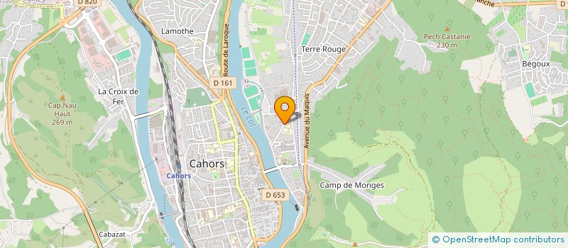 localisation de l'entreprise MONSIEUR JOSE FLORES  CAHORS