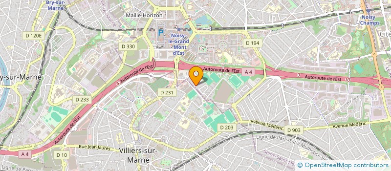 localisation de l'entreprise MONSIEUR JOSE FONTELONGA à NOISY-LE-GRAND