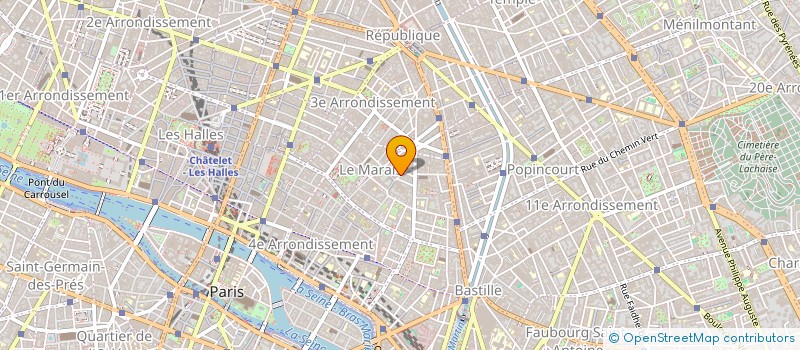 localisation de l'entreprise MONSIEUR JOSE-FRANCK SERERO  PARIS