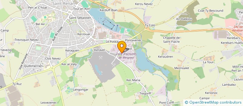 localisation de l'entreprise MONSIEUR JOSE FREIRE à SAINT-RENAN