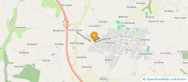 localisation de l'entreprise MONSIEUR JOSE FREITAS LUIS  MOREAC