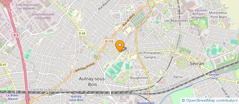 localisation de l'entreprise MONSIEUR JOSE FRIAS FERNANDES  AULNAY-SOUS-BOIS