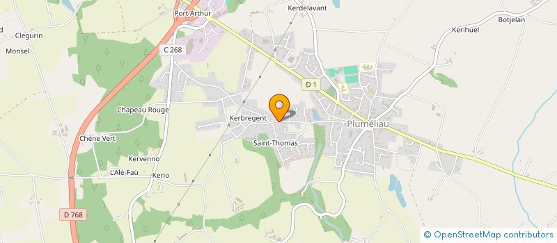 localisation de l'entreprise MONSIEUR JOSE FROMENTIN  PLUMELIAU-BIEUZY