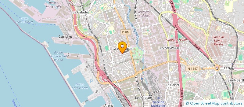 localisation de l'entreprise MONSIEUR JOSE FRORES à MARSEILLE