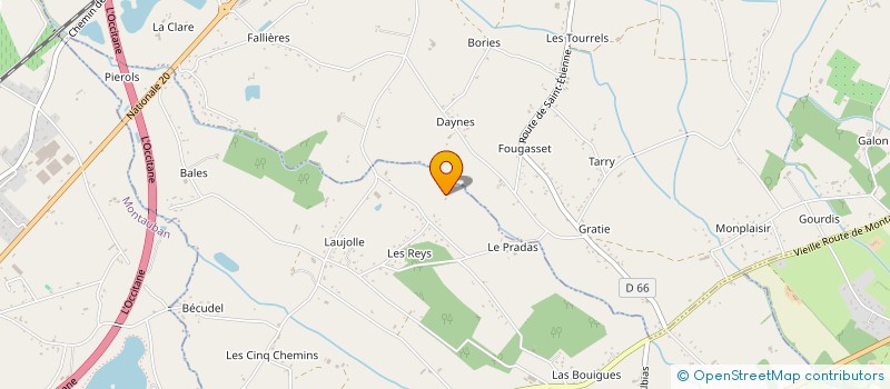 localisation de l'entreprise MONSIEUR JOSE GABARRE MARTIN  NEGREPELISSE