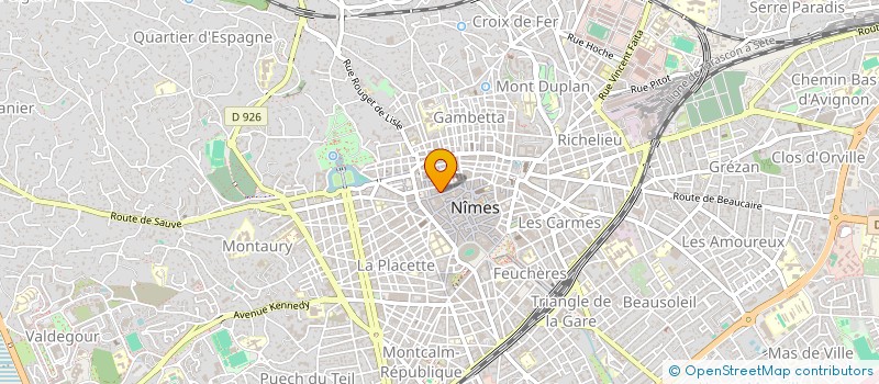 localisation de l'entreprise MONSIEUR JOSE GABARREZ à NIMES