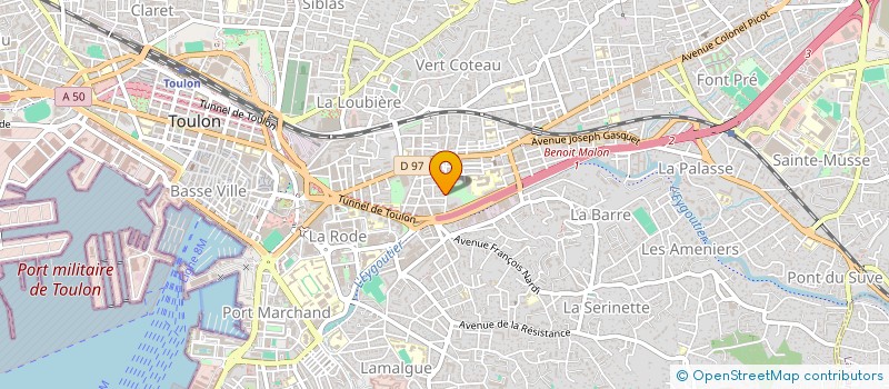 localisation de l'entreprise MONSIEUR JOSE GADEA  TOULON