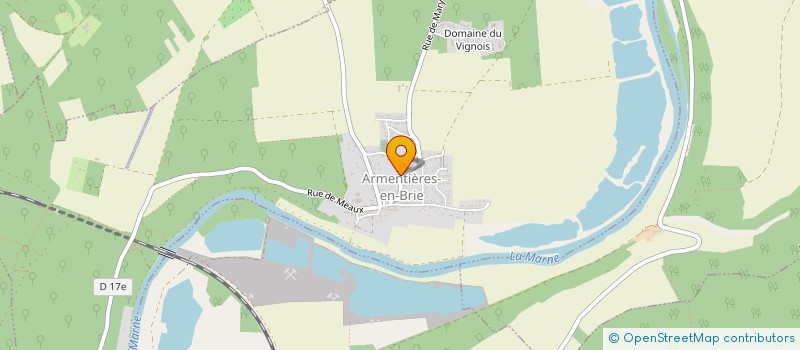 localisation de l'entreprise MONSIEUR JOSE GALLARDO  ARMENTIERES-EN-BRIE