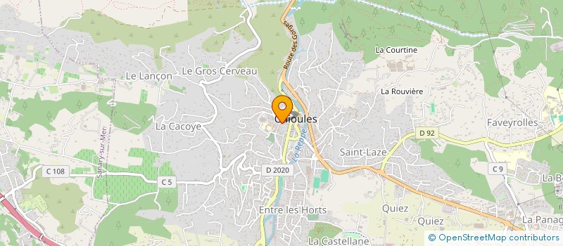 localisation de l'entreprise MONSIEUR JOSE GARCIA  SANARY-SUR-MER