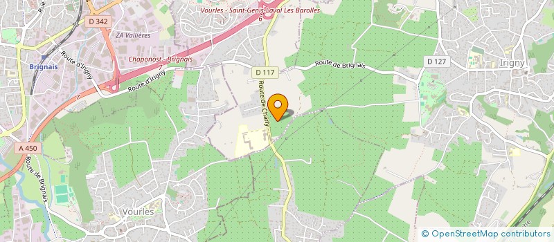 localisation de l'entreprise MONSIEUR JOSE GARCIA à IRIGNY
