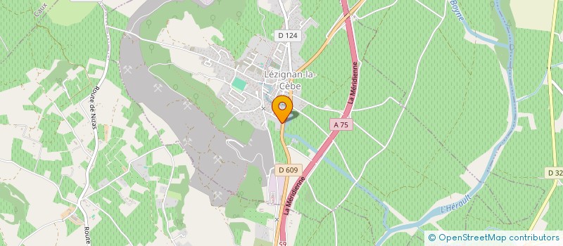 localisation de l'entreprise MONSIEUR JOSE GARCIA  LEZIGNAN-LA-CEBE