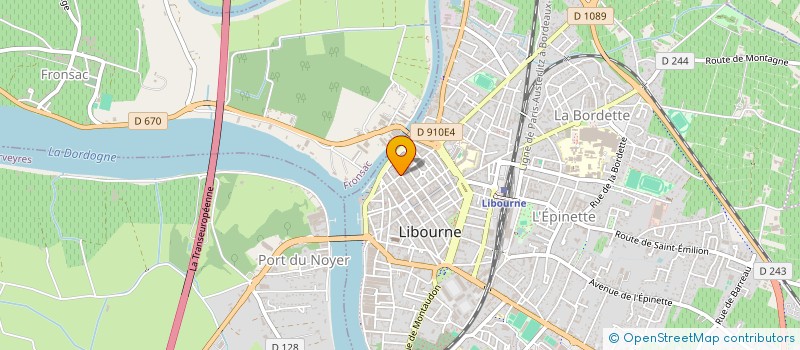 localisation de l'entreprise MONSIEUR JOSE GARCIA  LIBOURNE