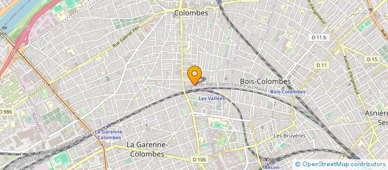 localisation de l'entreprise MONSIEUR JOSE GARCIA CORREA à COLOMBES